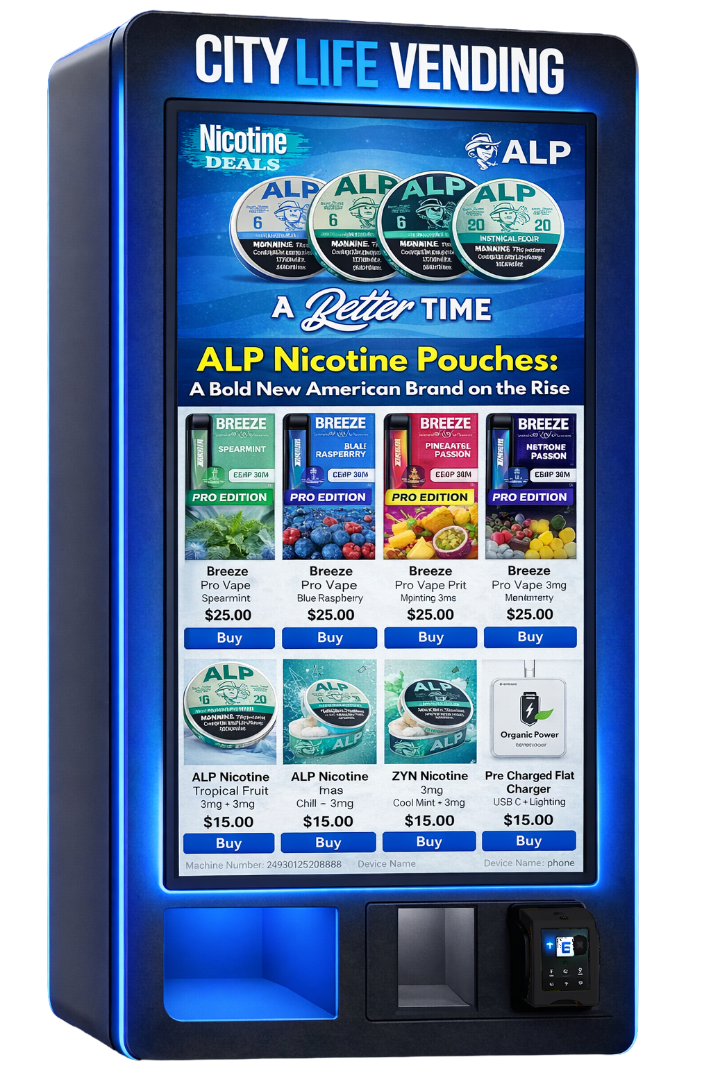 City Life Vending wall-mounted smart vending machine